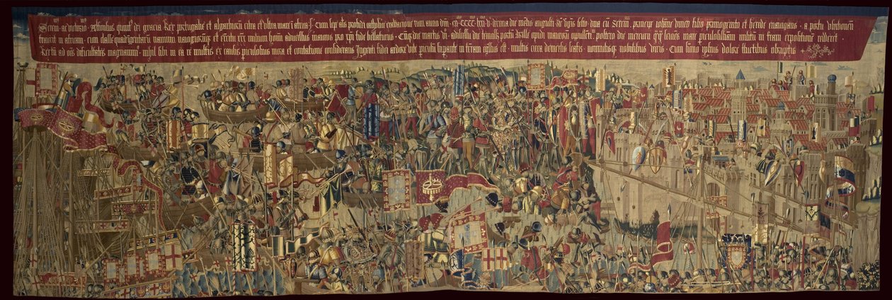 Pastrana-tapeterne, fremstilling af Tournai, sandsynligvis fra Passchier Greniers værksted, ca. 1471 - 1475 (gobelin) af Pasquier (workshop of) Grenier