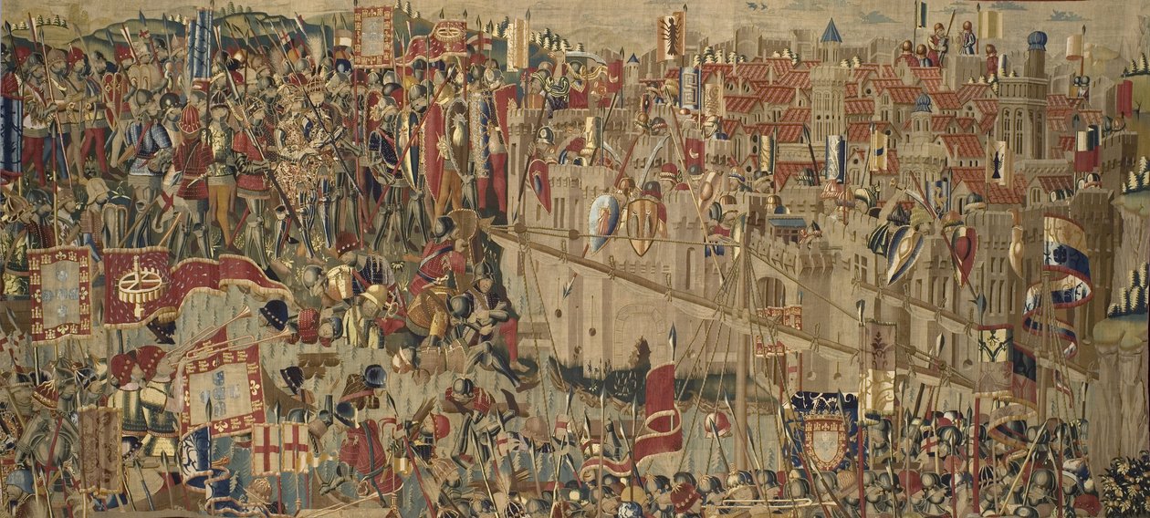 Pastrana-tapeterne, fremstilling af Tournai, sandsynligvis fra Passchier Greniers værksted, ca. 1471 - 1475 (gobelin) af Pasquier (workshop of) Grenier