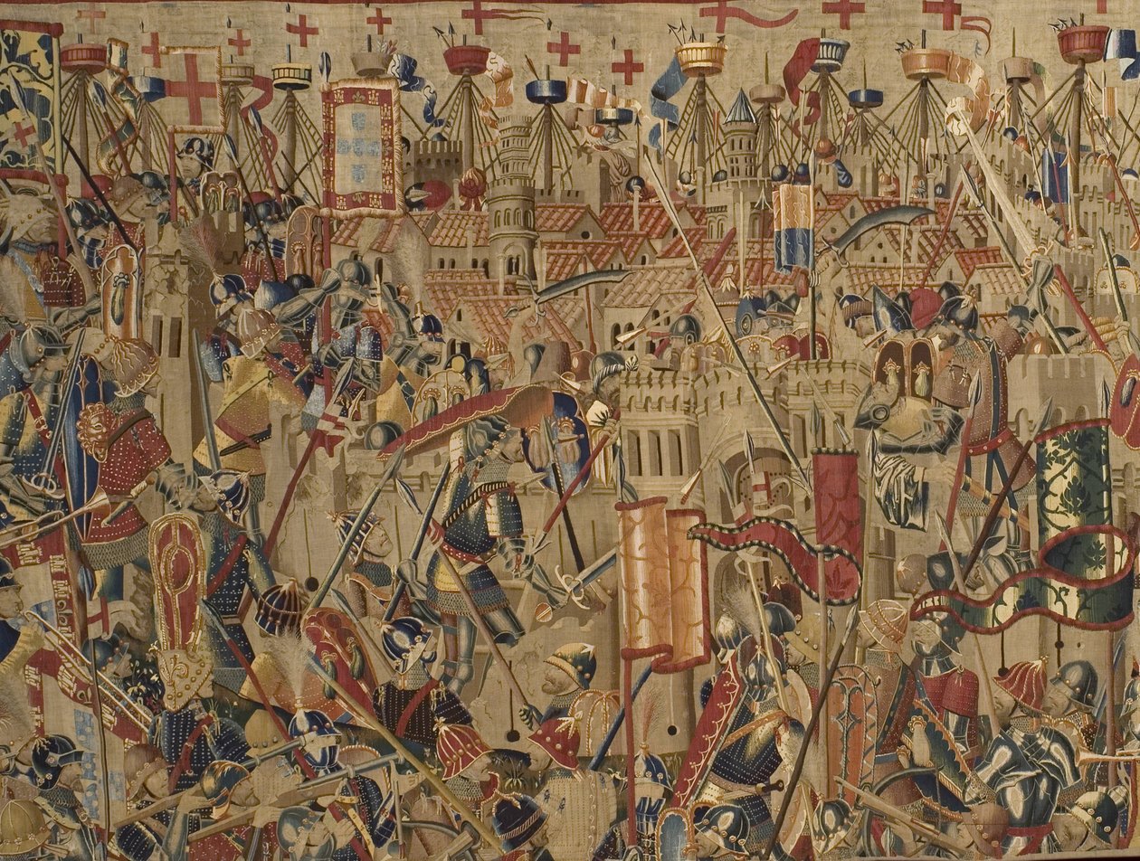 Pastrana-tapeterne, fremstilling af Tournai, sandsynligvis fra Passchier Greniers værksted, ca. 1471 - 1475 (gobelin) af Pasquier (workshop of) Grenier