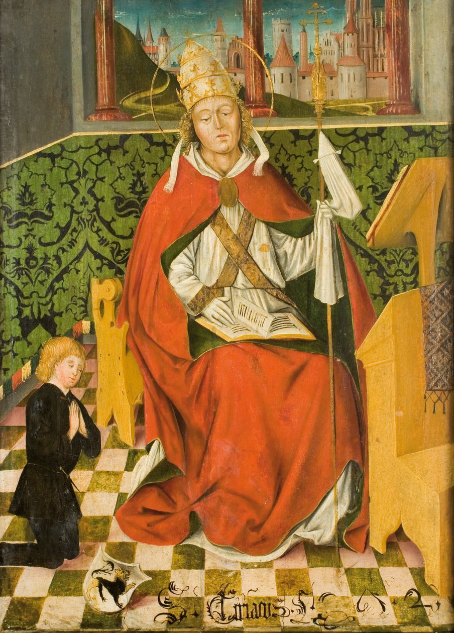 St. Cyriacus med donor af Passauer Maler