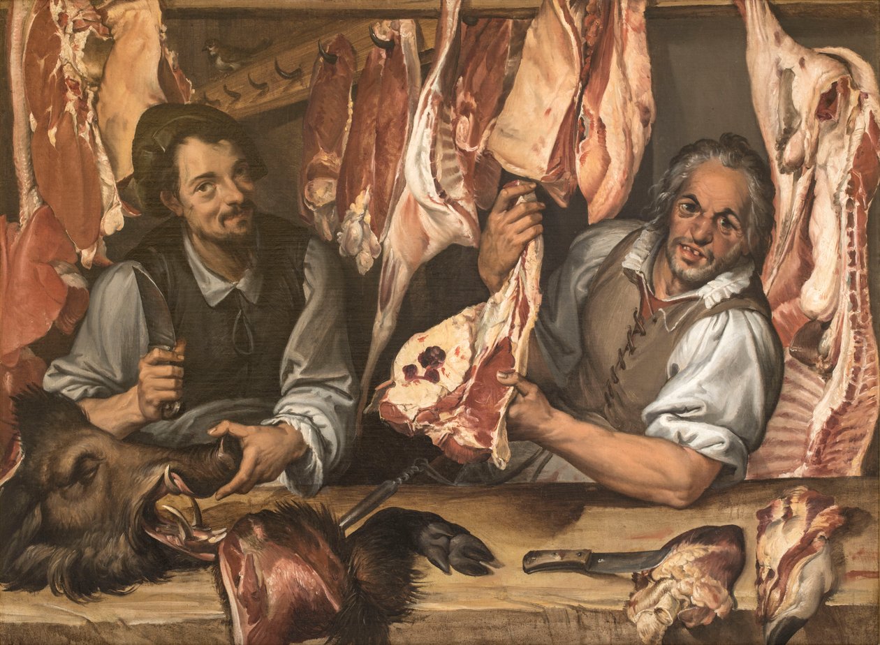 Slagterforretningen La Macelleria. af Passerotti