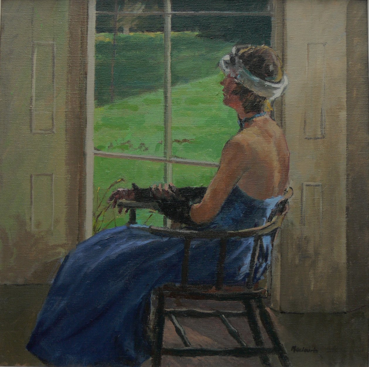 Den blå kjole, 2009 af Pat Maclaurin