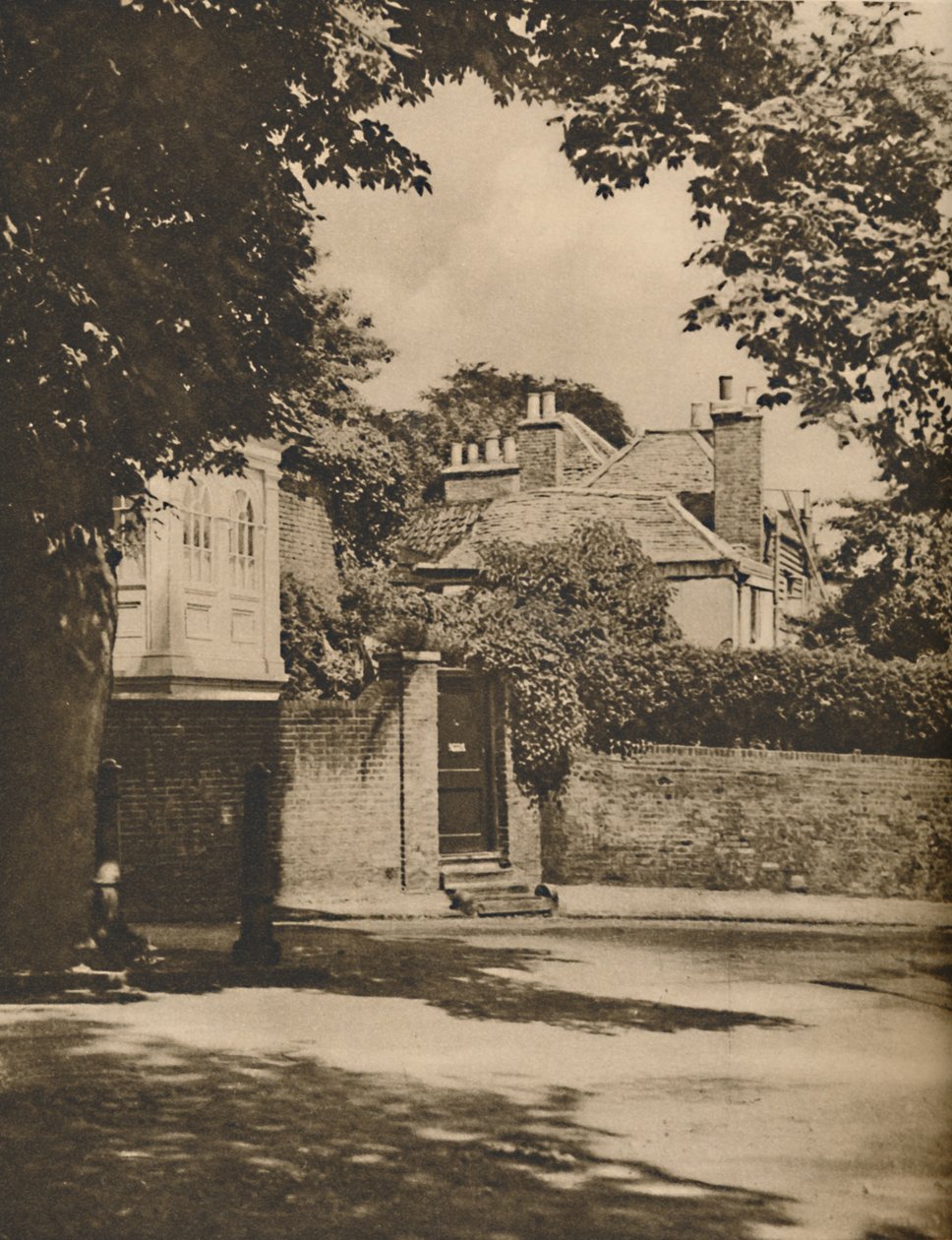 Sollys og skygge i en snoet Highgate Road, c1935. af Paterson