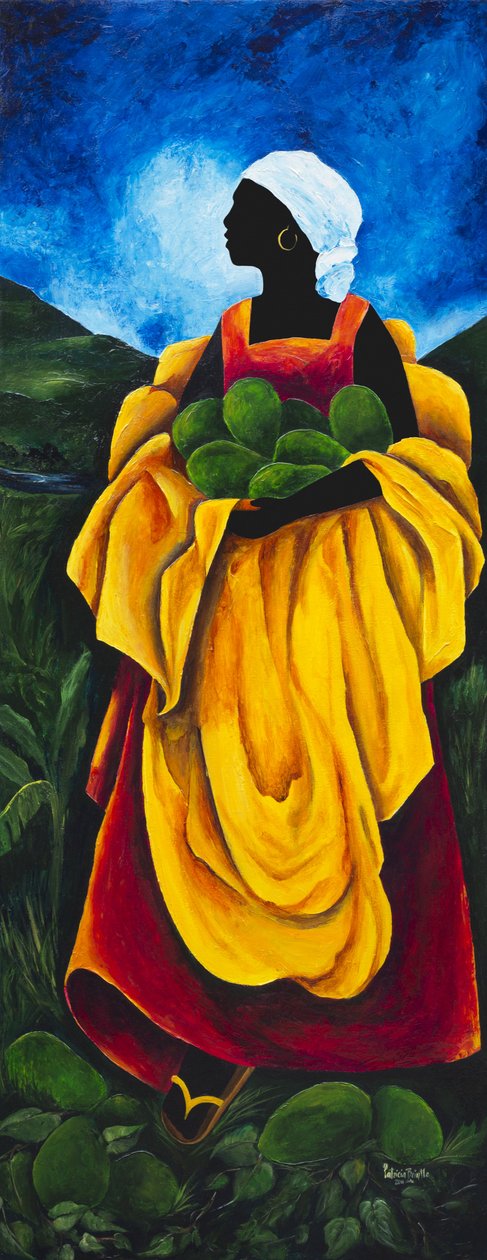 Sæson Avocado, 2011, (akryl på lærred) af Patricia Brintle