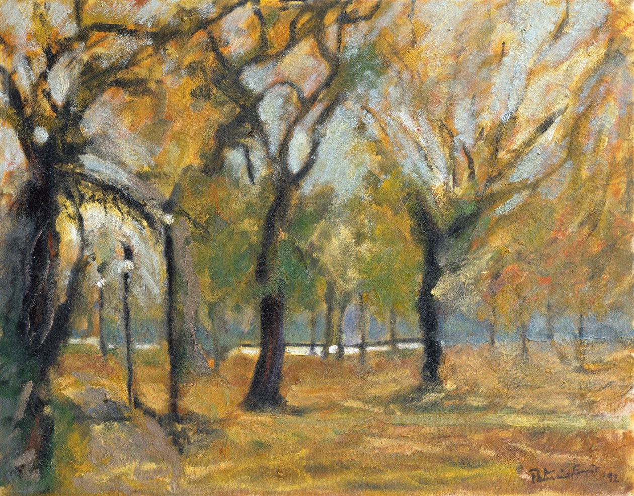 Gaslys i Hyde Park, 1992 af Patricia Espir