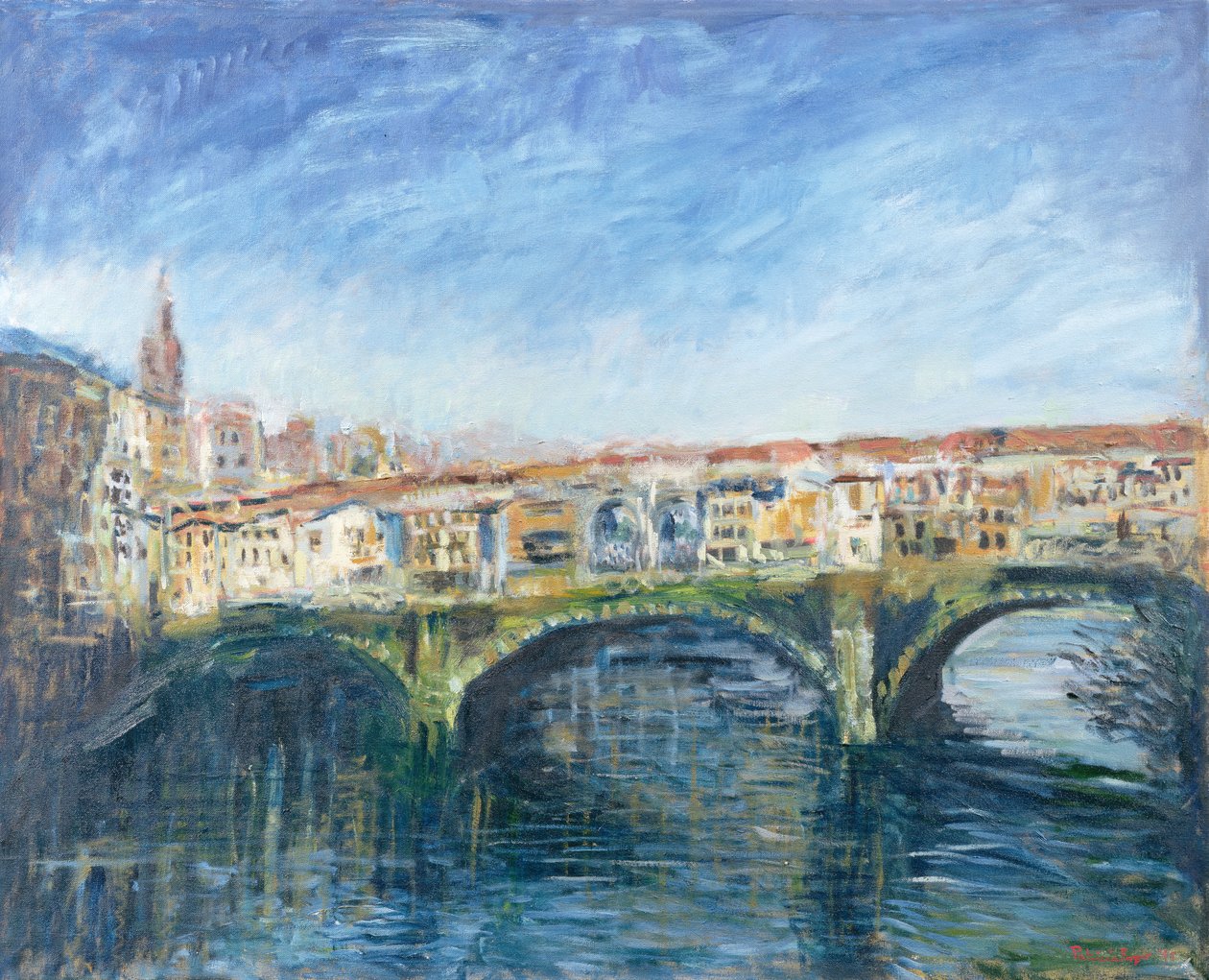 Ponte Vecchio, Firenze, 1995 af Patricia Espir