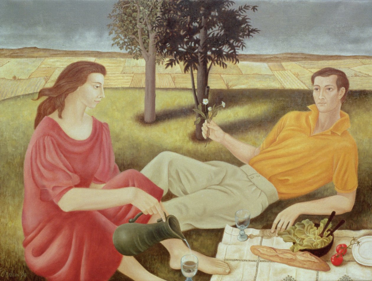 The Picnic, 1994 af Patricia OBrien