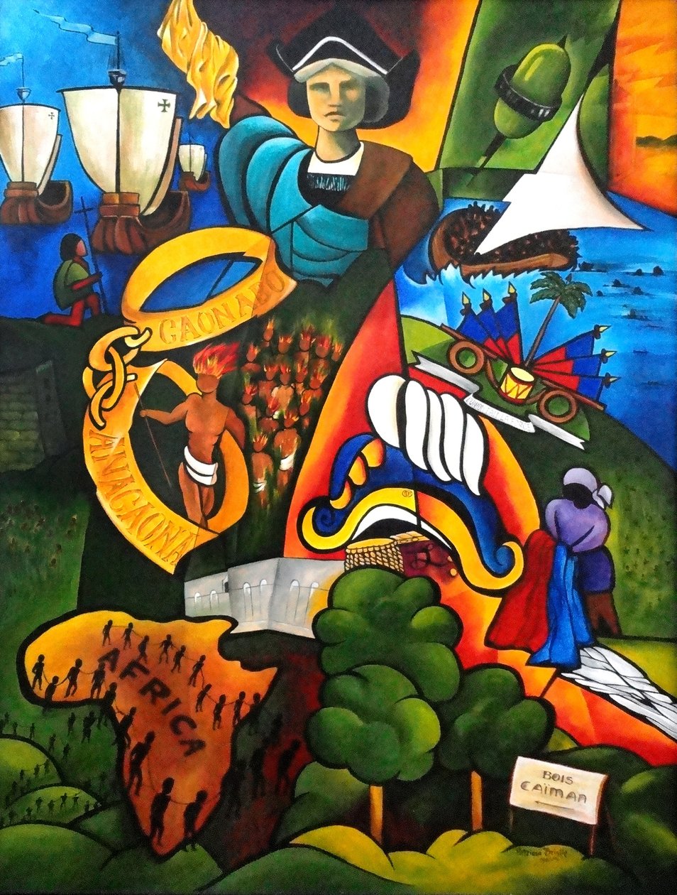 Hope at Sunrise, 2007 (akryl på lærred) af Patricia Brintle