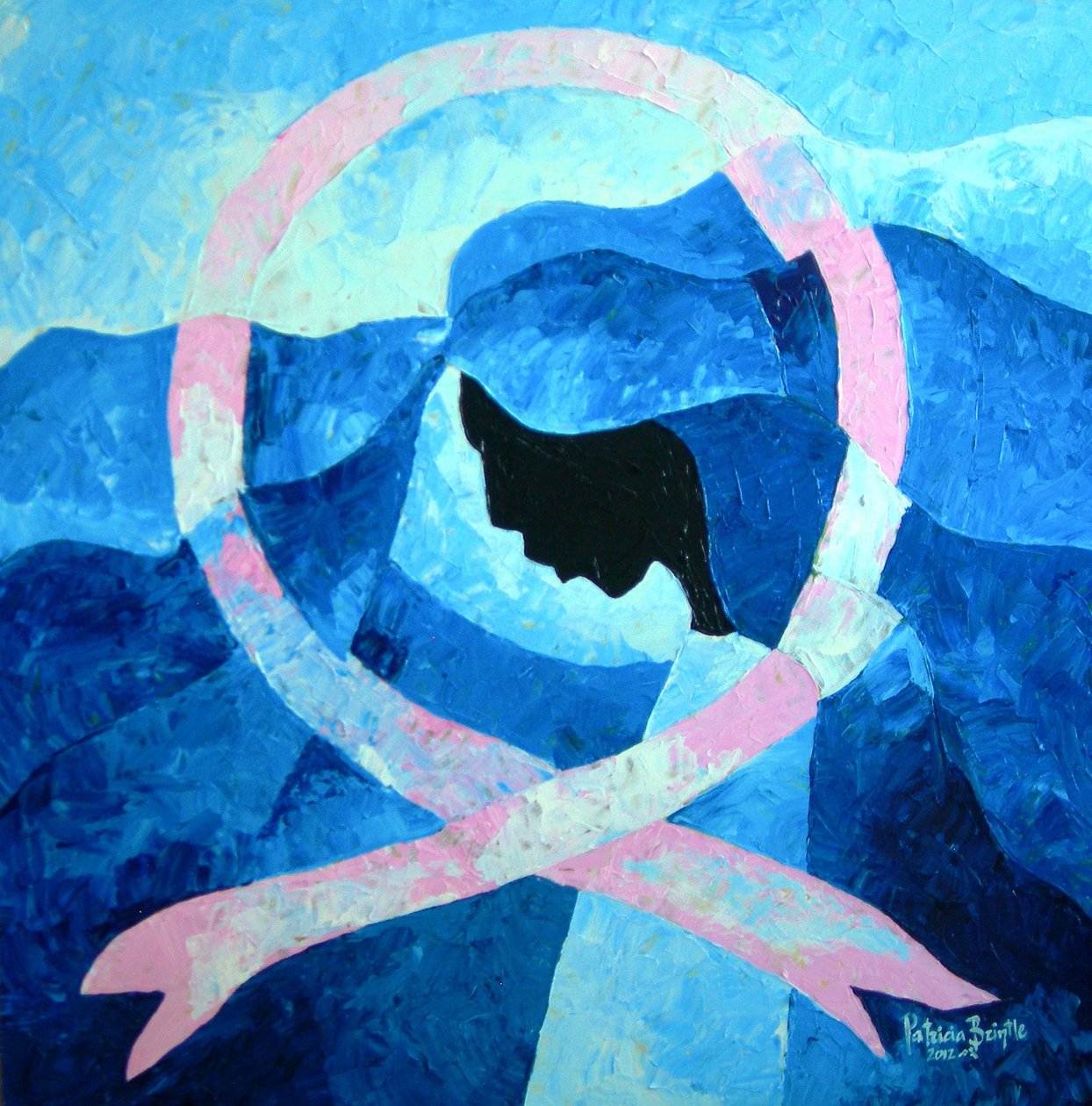 Håbet er her, 2012 (akryl på masonit) af Patricia Brintle