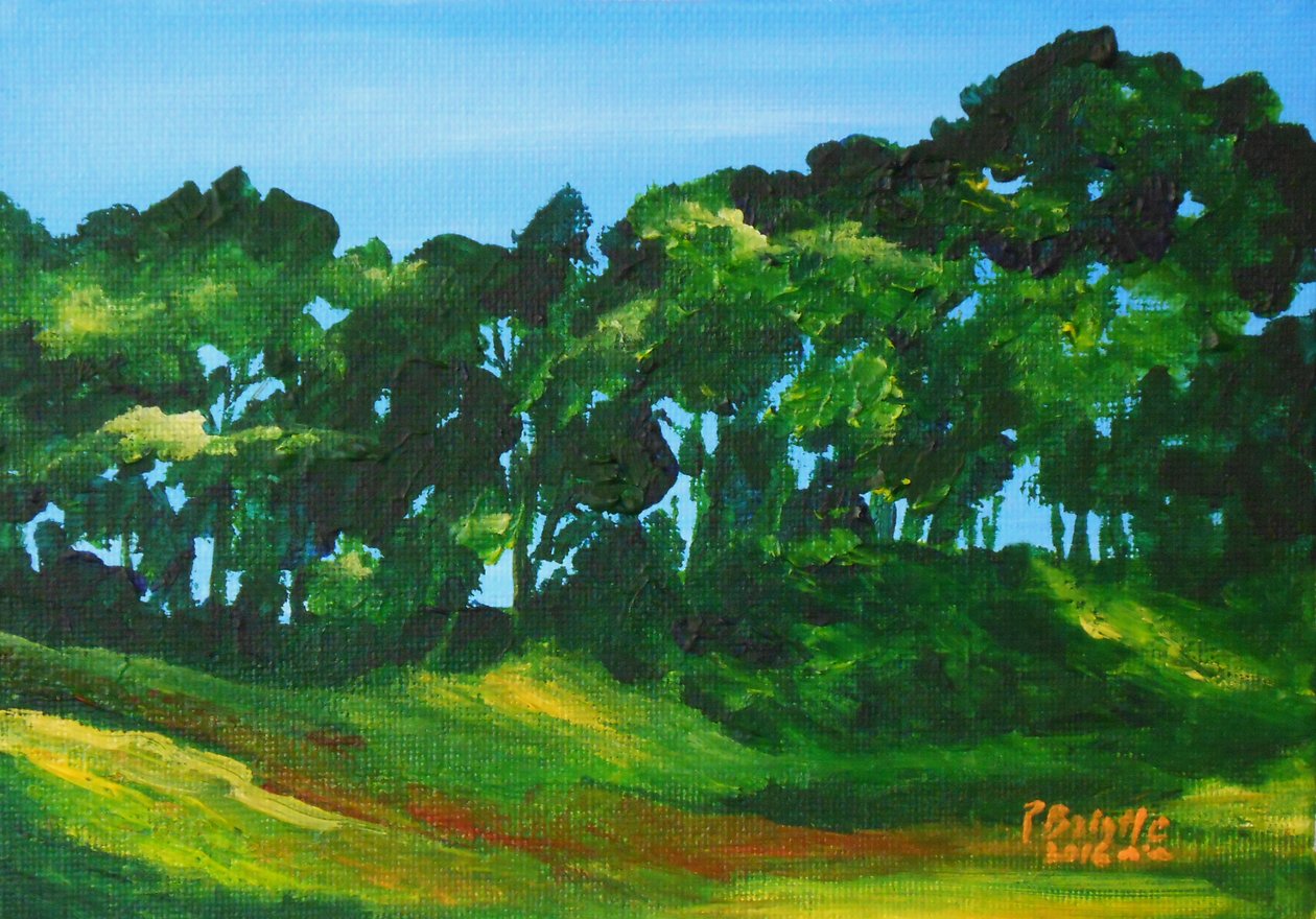 Soubois i marmelade, 2016 (akryl på kunstnertavle) af Patricia Brintle
