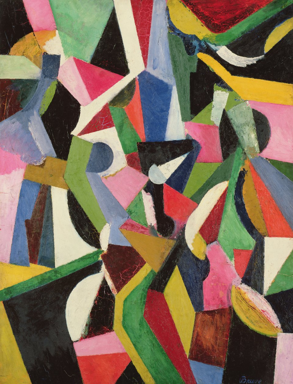 Komposition I, 1916 af Patrick Henry Bruce