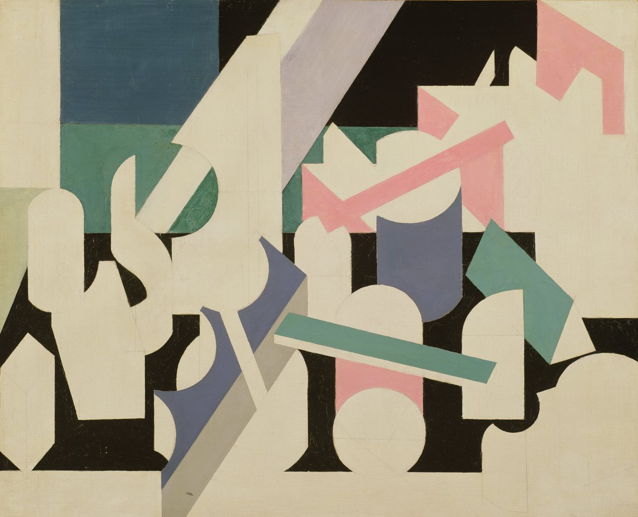 Blanketter, c.1920-21 af Patrick Henry Bruce