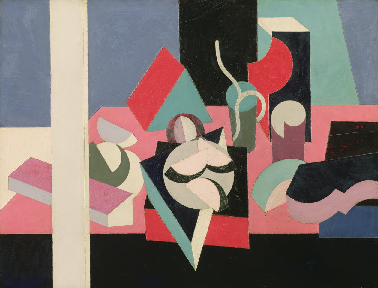 Genstande på et bord, ca. 1920-21 af Patrick Henry Bruce