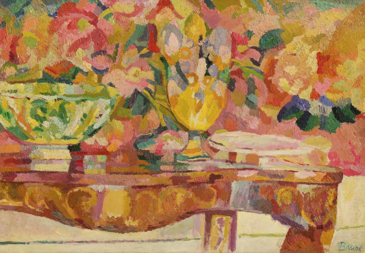 Gobelin og konsol, 1912 af Patrick Henry Bruce