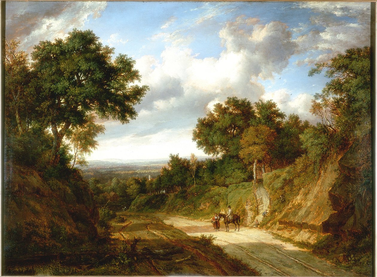 Landskab med figurer af Patrick Nasmyth