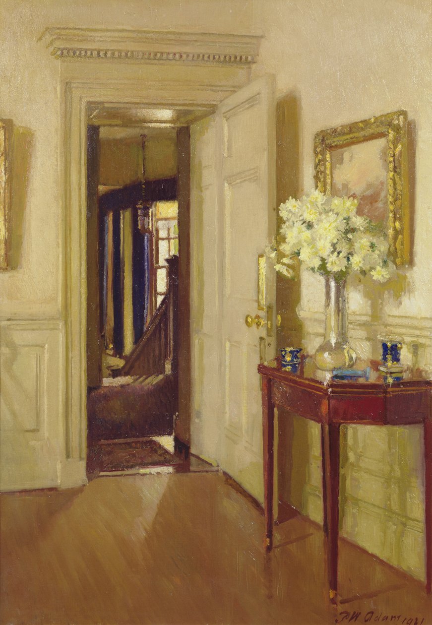 Interiør, Gribdae, 1921 af Patrick William Adam