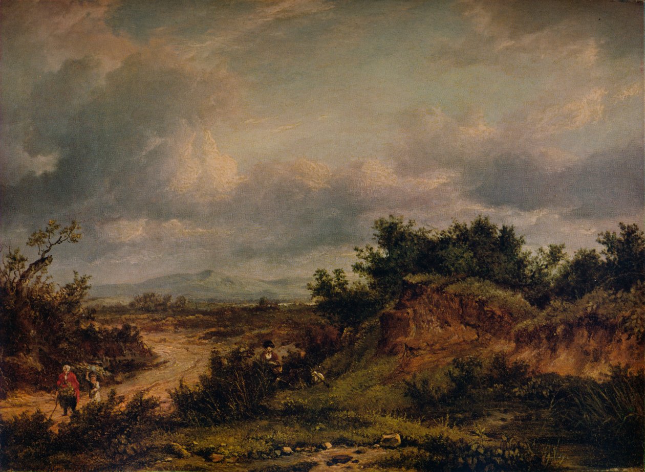 A Rough Road, 1826 af Patrick Nasmyth