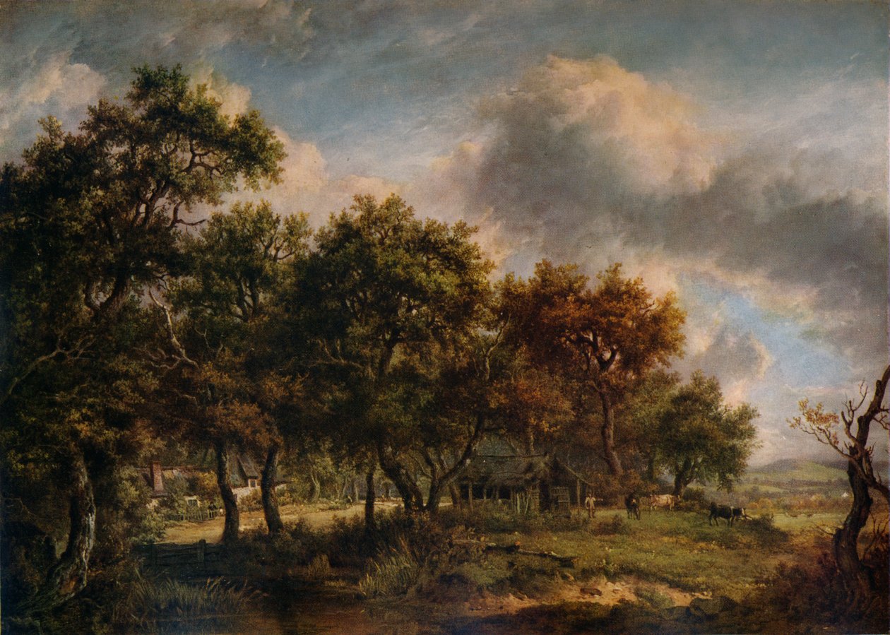 A Woodmans Cottage, 1820 af Patrick Nasmyth