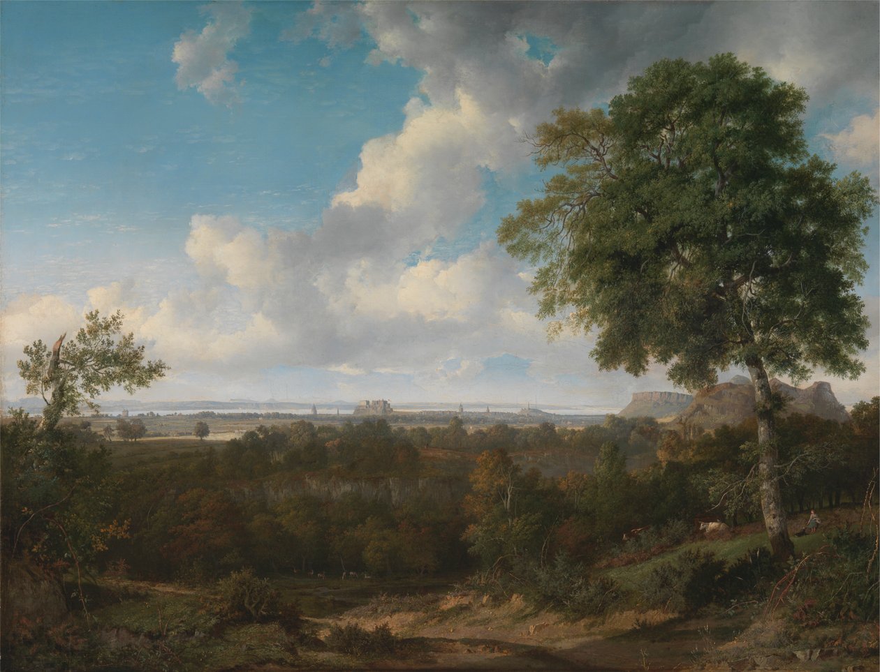 Edinburgh fra fletningerne af Patrick Nasmyth
