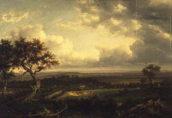 I nærheden af Mr. Blackwells hus ved Harrow Weald af Patrick Nasmyth