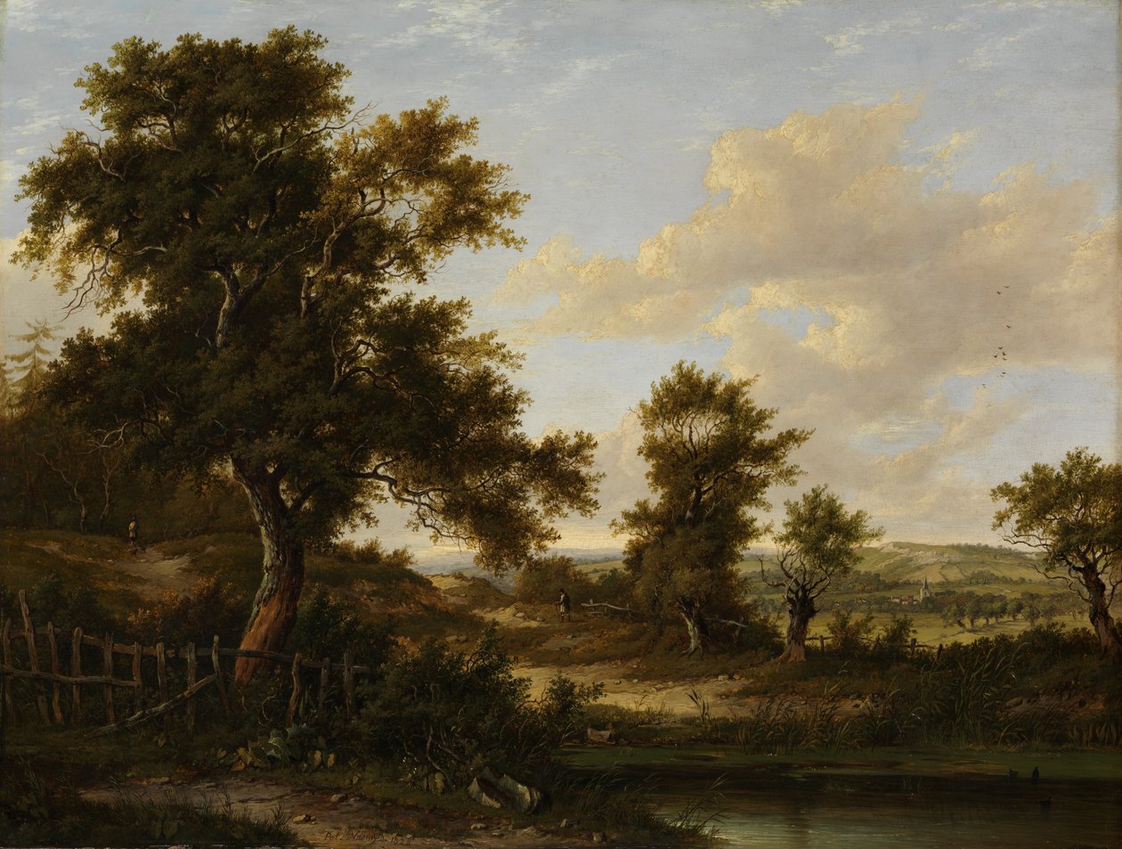 I nærheden af Penshurst, Kent, 1828. af Patrick Nasmyth