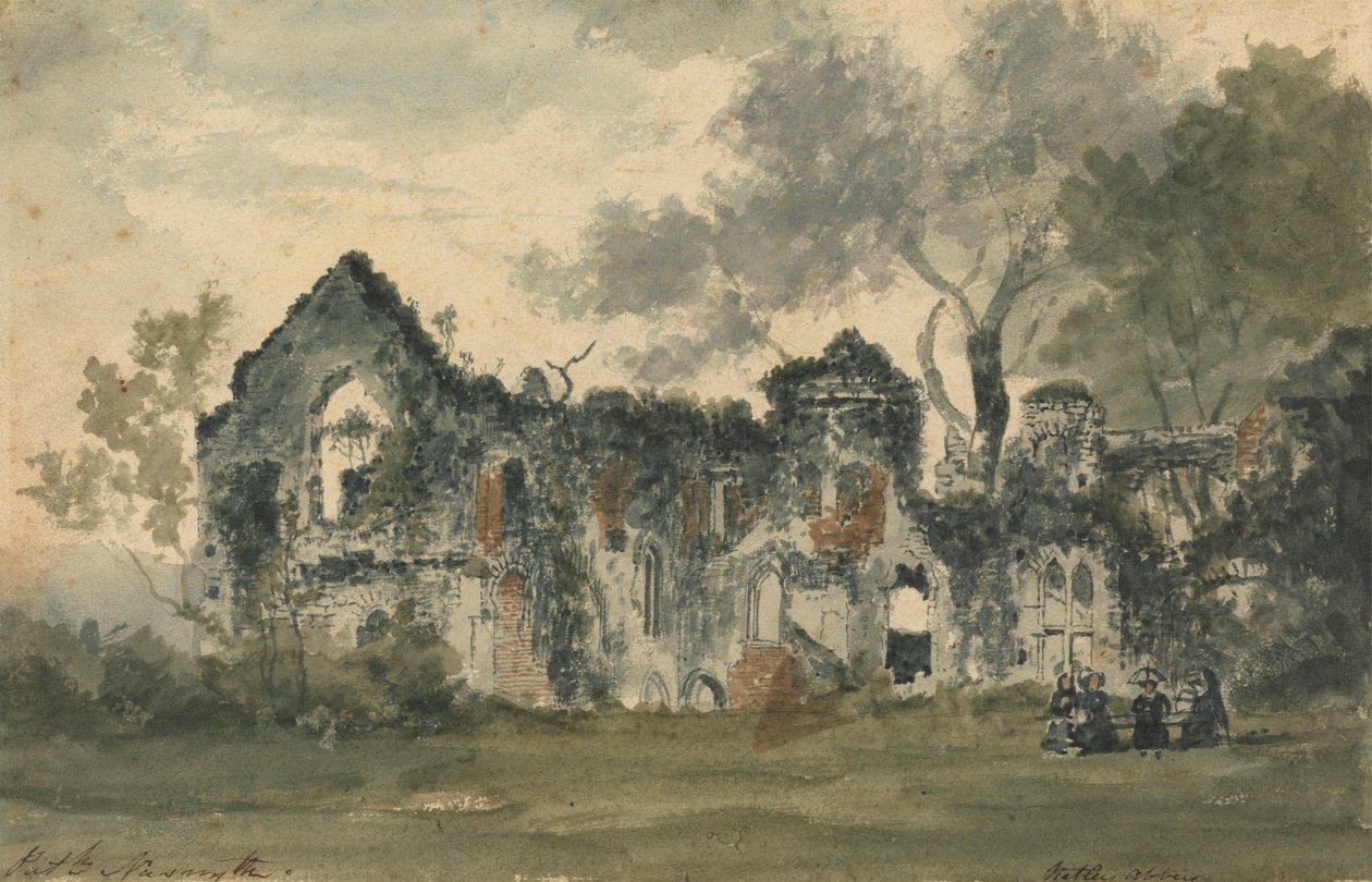 Netley Abbey af Patrick Nasmyth