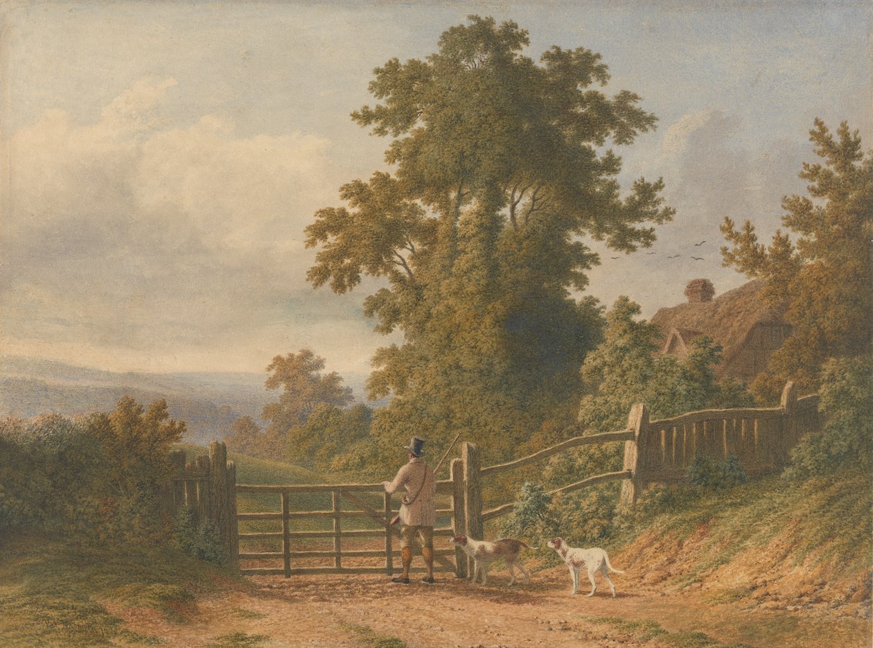Sportsmand og hans hunde af Patrick Nasmyth