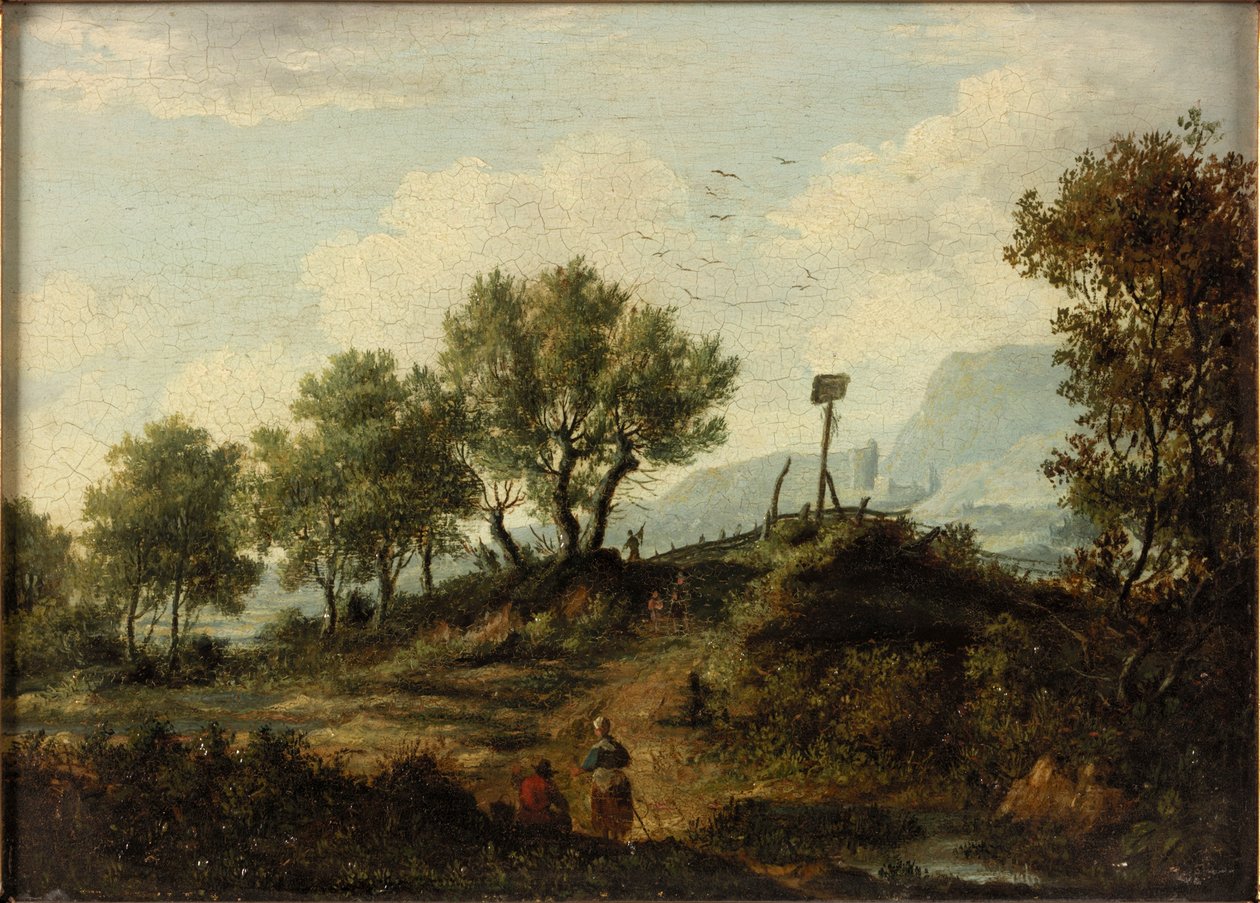 Aberuchills (Loch Aber Hills), 1824 af Patrick Nasmyth