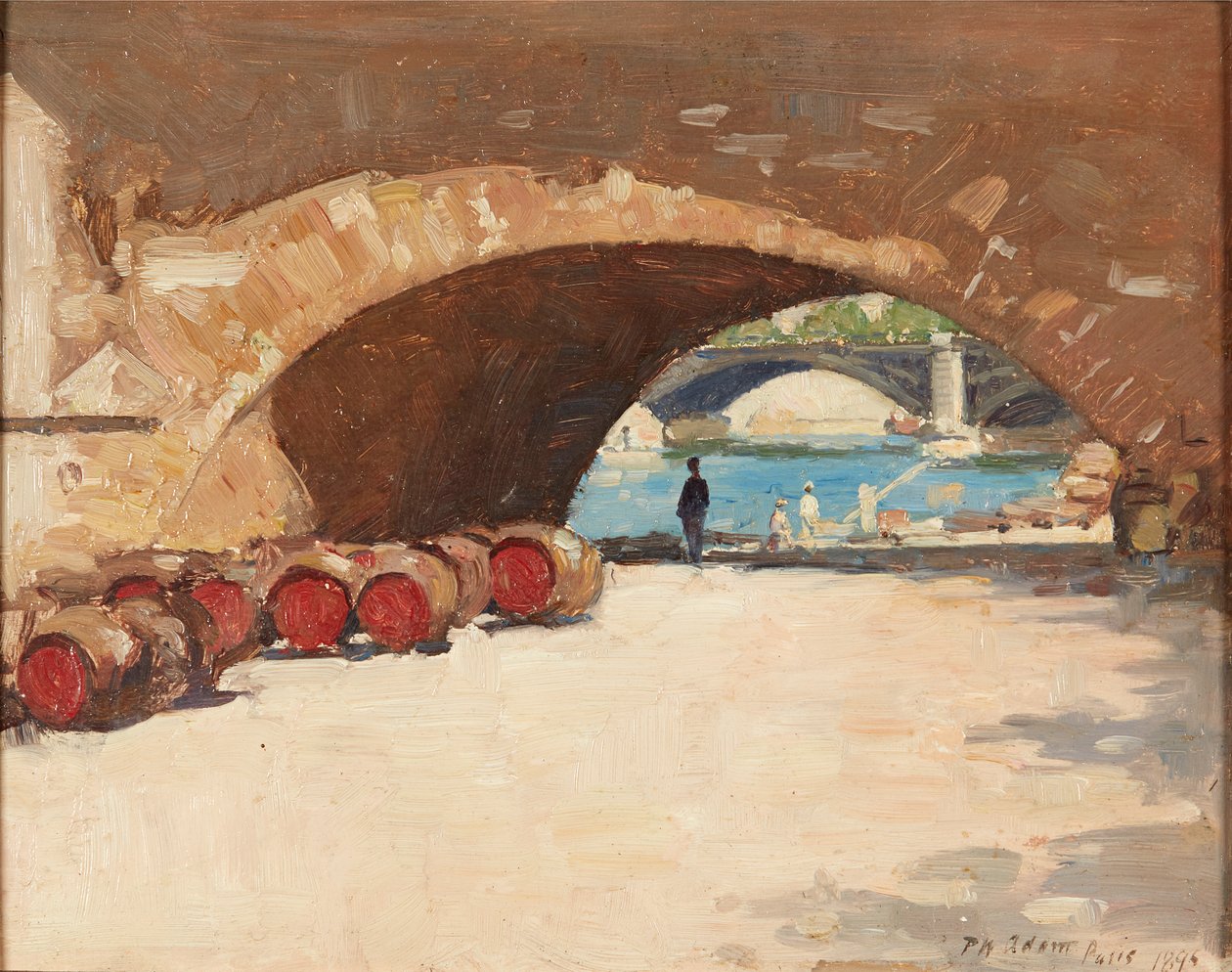 Paris (olie om bord) af Patrick William Adam