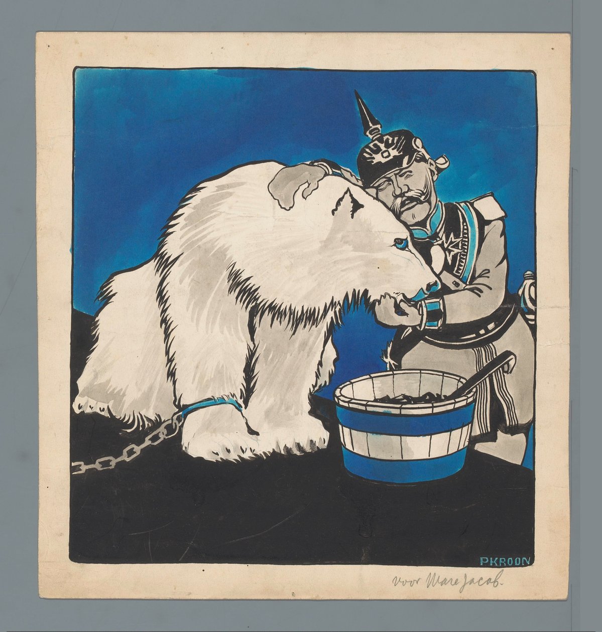 Tyskland og Rusland af Patricq Kroon (signed by artist)