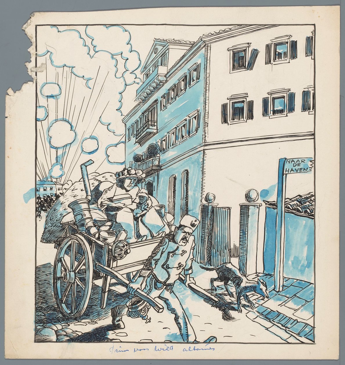 Wilhelm zu Wied Prins von Wied Albanie (titel på objekt) af Patricq Kroon