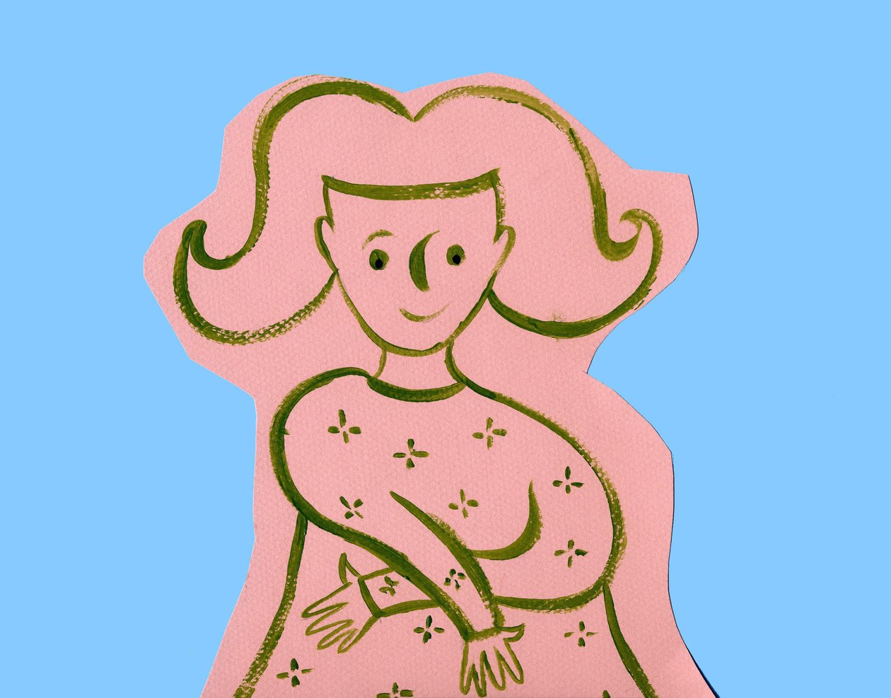 Horoskop: Jomfruens tegn. Illustration af P. La Porta. af Patrizia La Porta