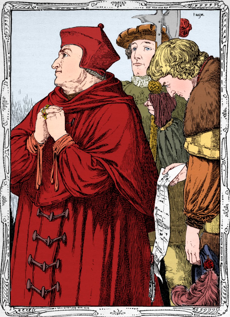 Arresten af kardinal Wolsey, 1902 af Patten Wilson