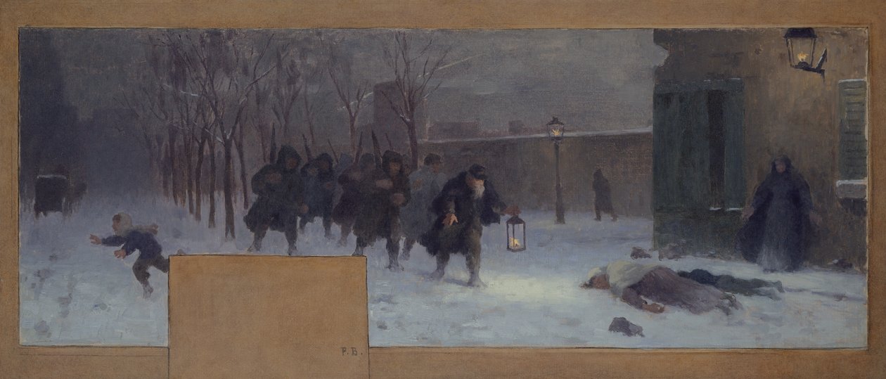 Eftersøgningen af de sårede af Paul Albert Baudouin