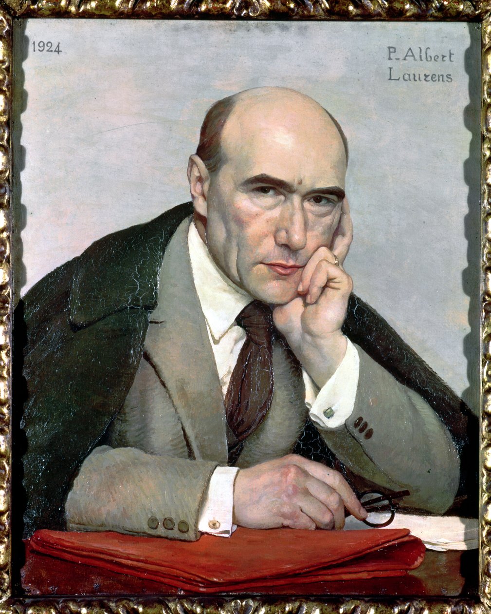Portræt af Andre Gide (1869-1951) 1924 af Paul Albert Laurens
