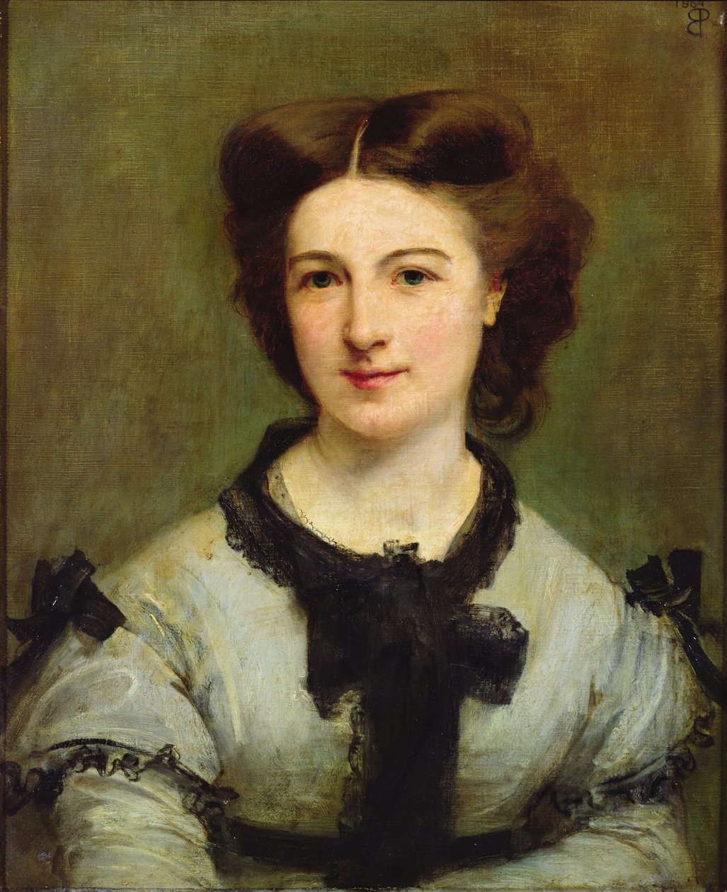 Madame Charles Garnier (1836-1919) 1864 af Paul Baudry