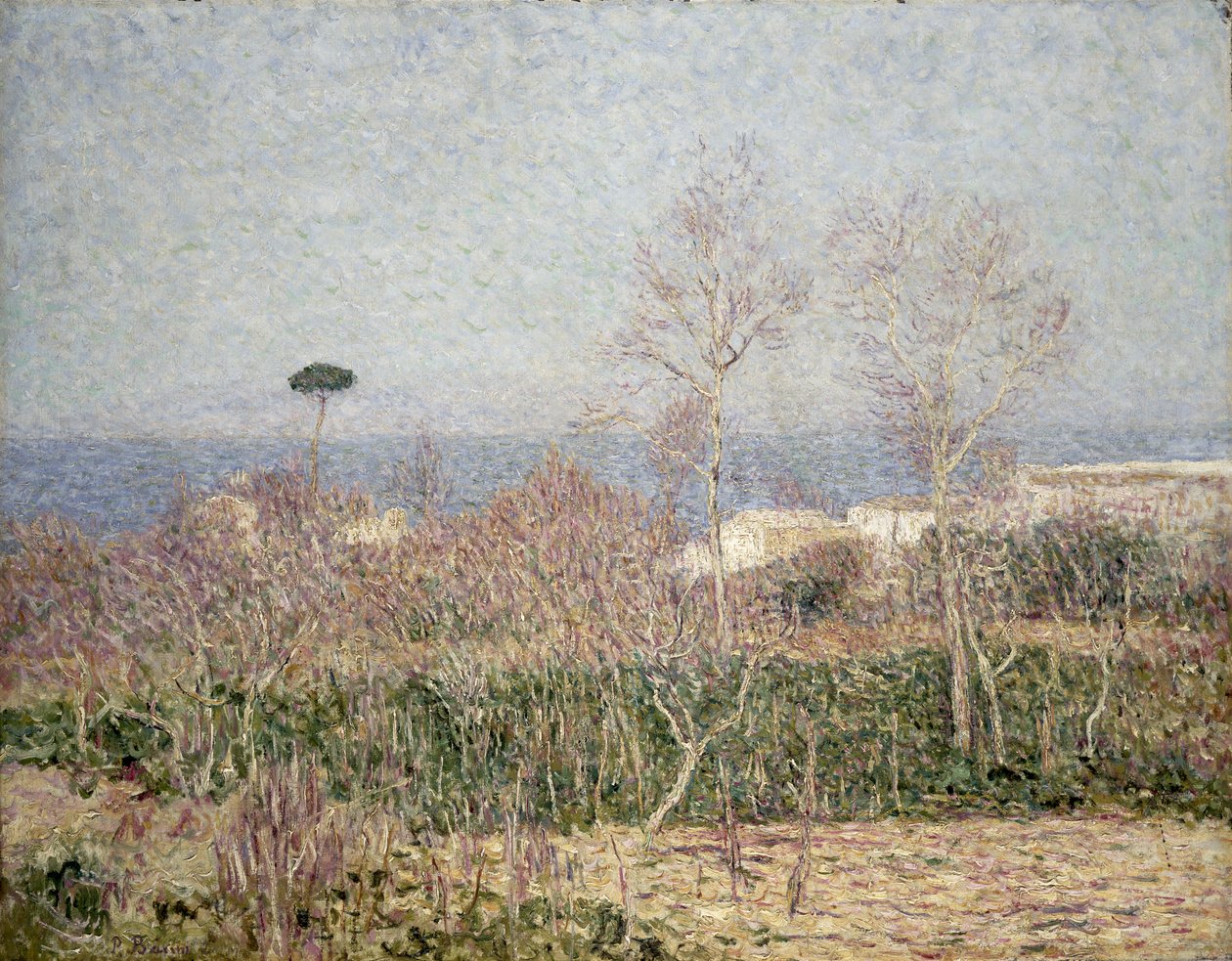Et kystlandskab på Capri, 1899 af Paul Baum