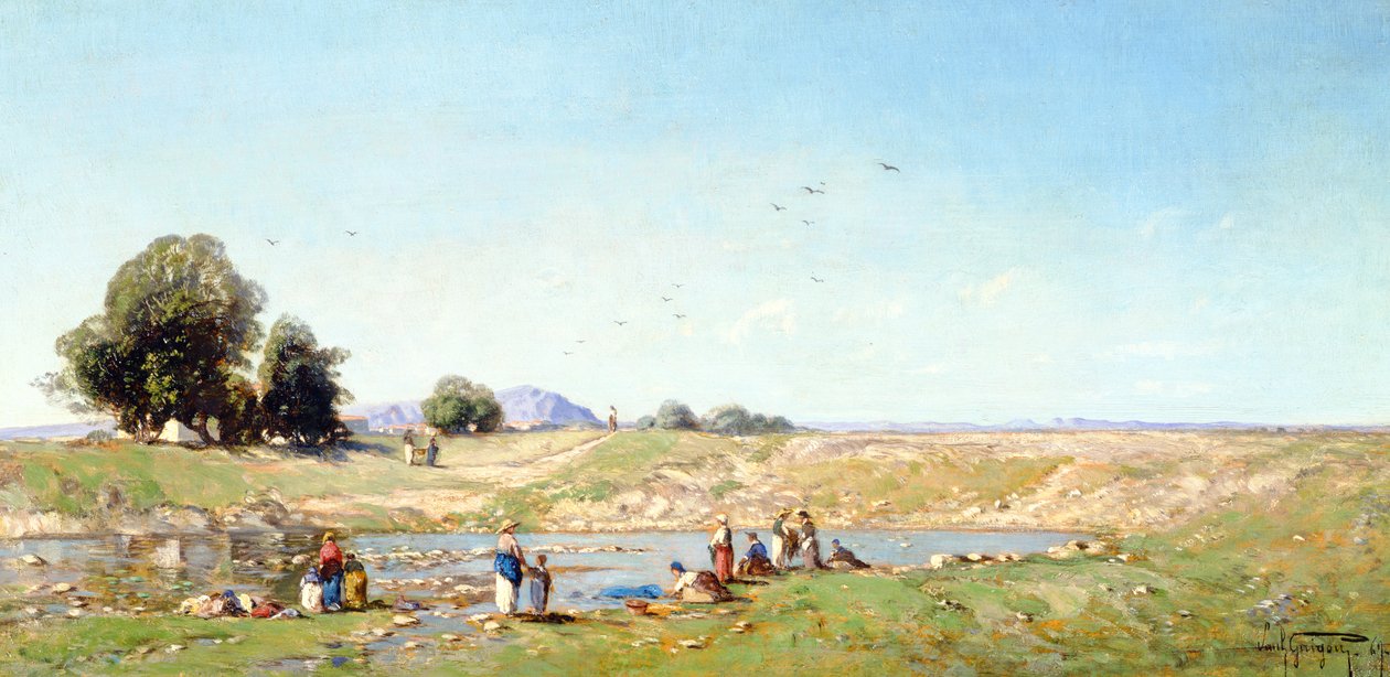 Durance-dalen, 1867 af Paul Camille Guigou