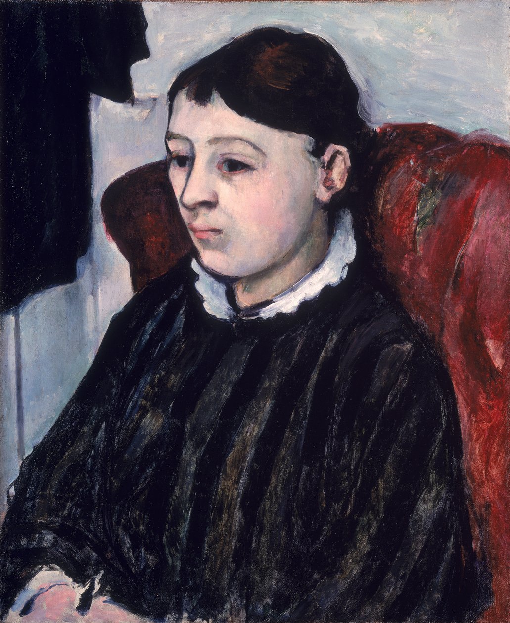 Madame Cezanne, ca. 1883-85 af Paul Cézanne