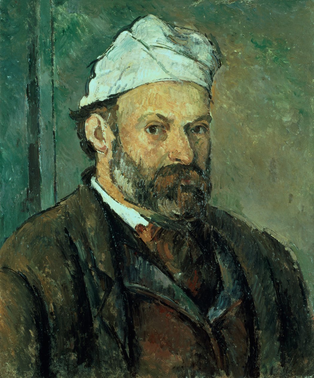 Selvportræt, 1875-77 af Paul Cézanne