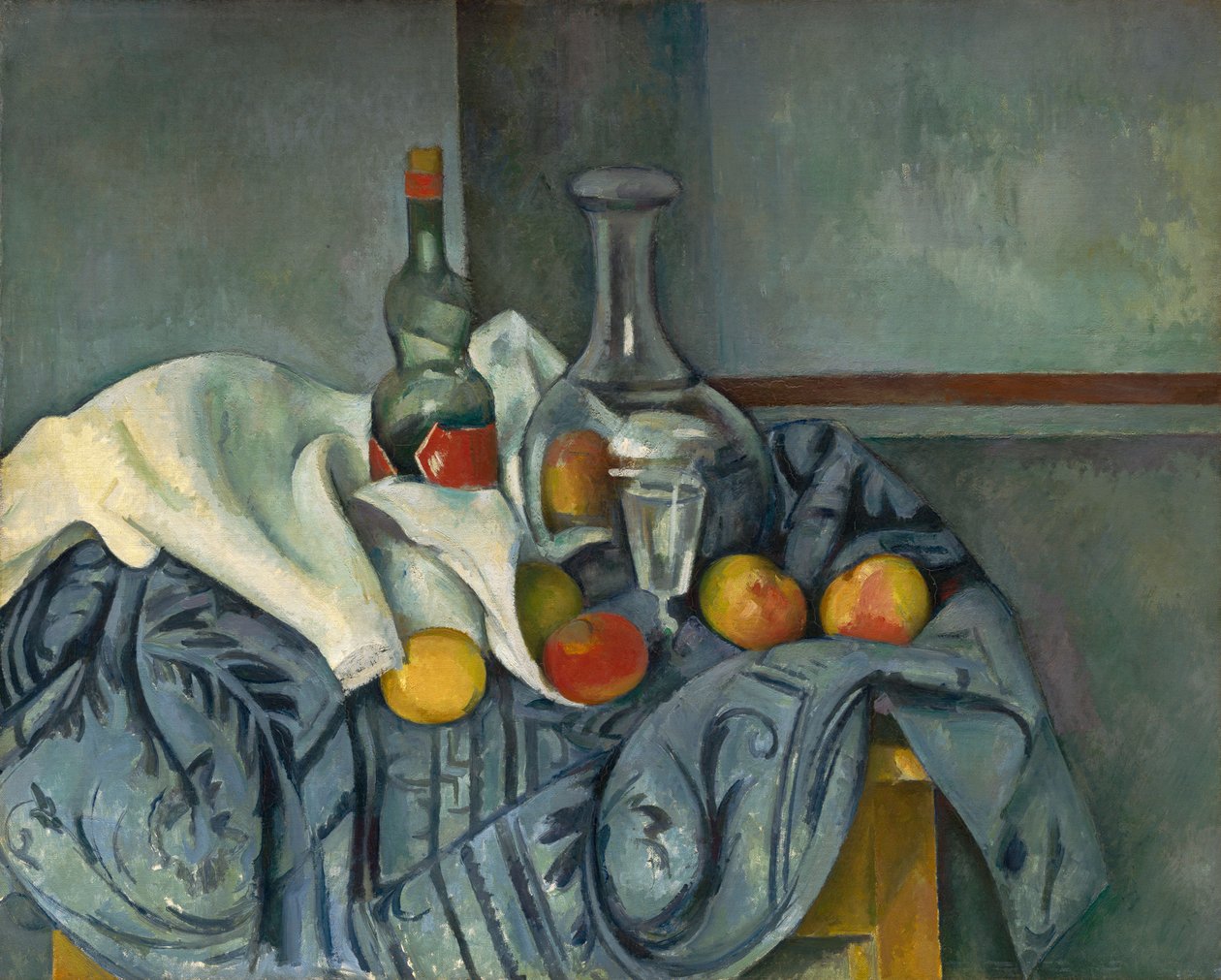 Pebermynteflasken, 1893-95 af Paul Cézanne