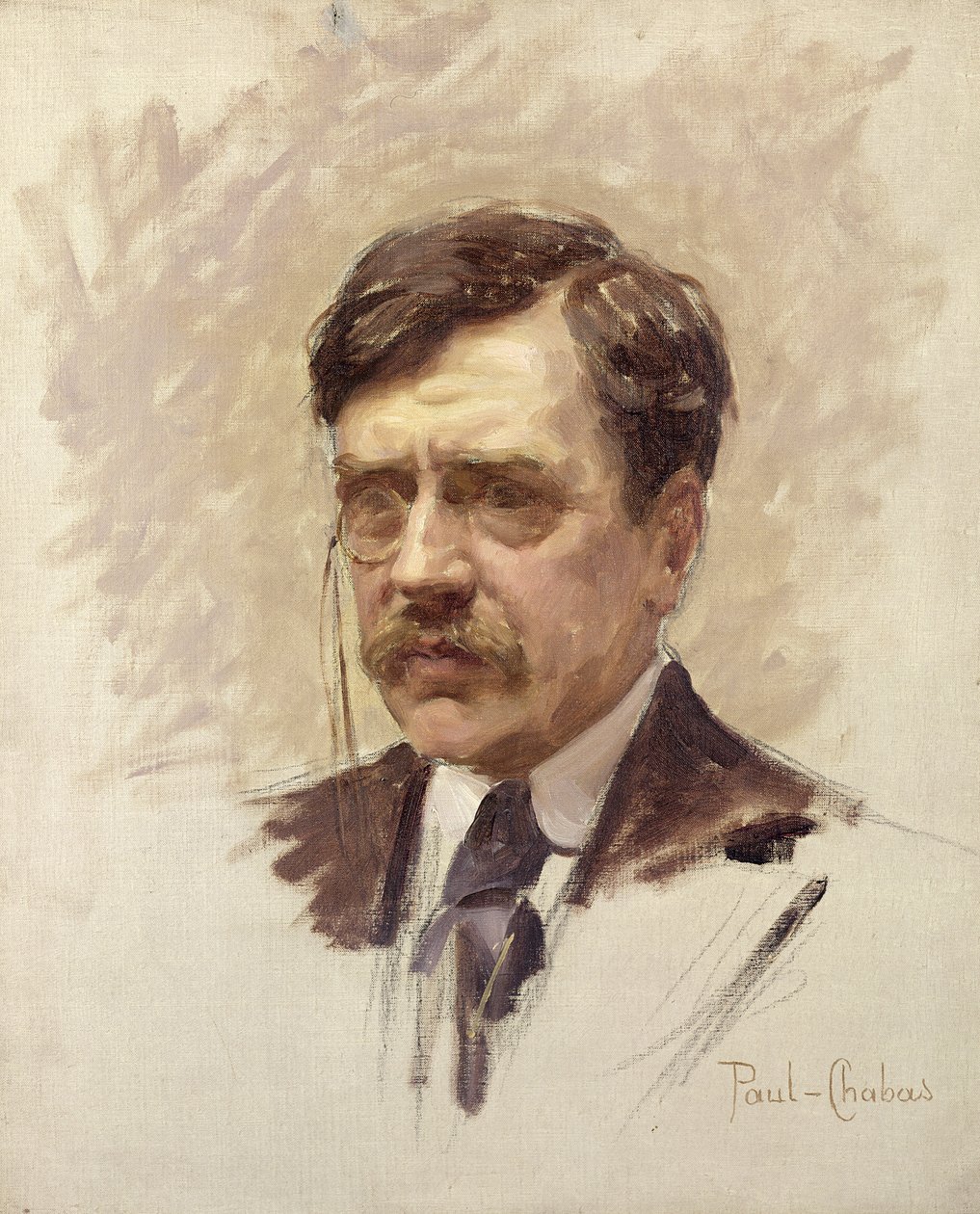 Paul Bourget (1852-1935) ca.1895 af Paul Emile Chabas
