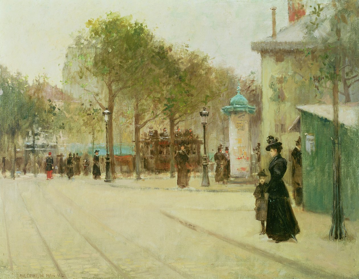 Paris, 1892 af Paul Cornoyer
