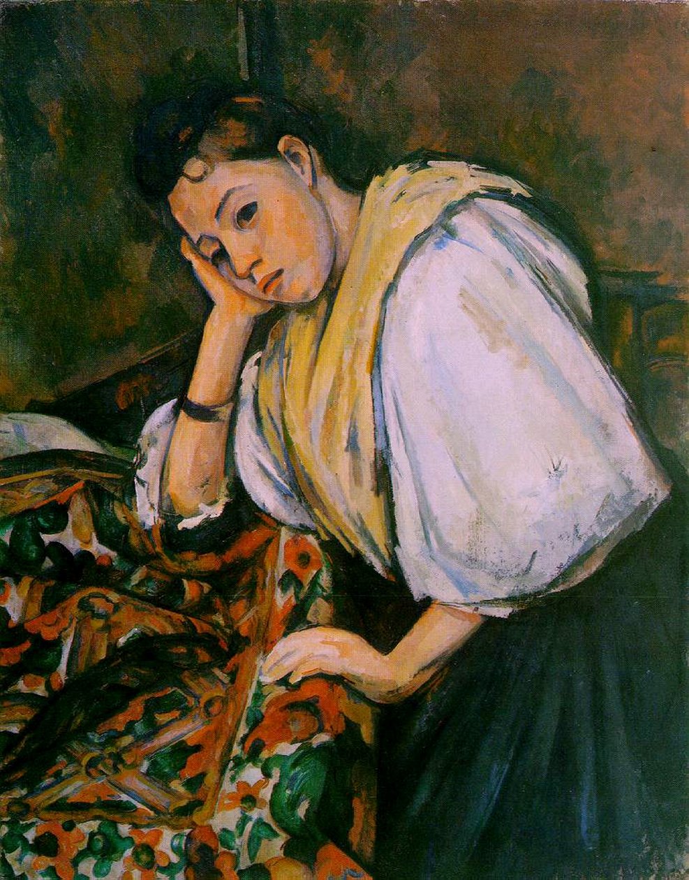 En italiensk pige, ca. 1900 af Paul Cézanne