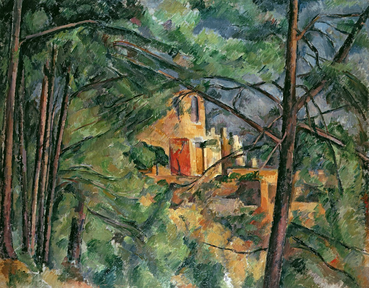 Chateau Noir, ca. 1904 af Paul Cézanne