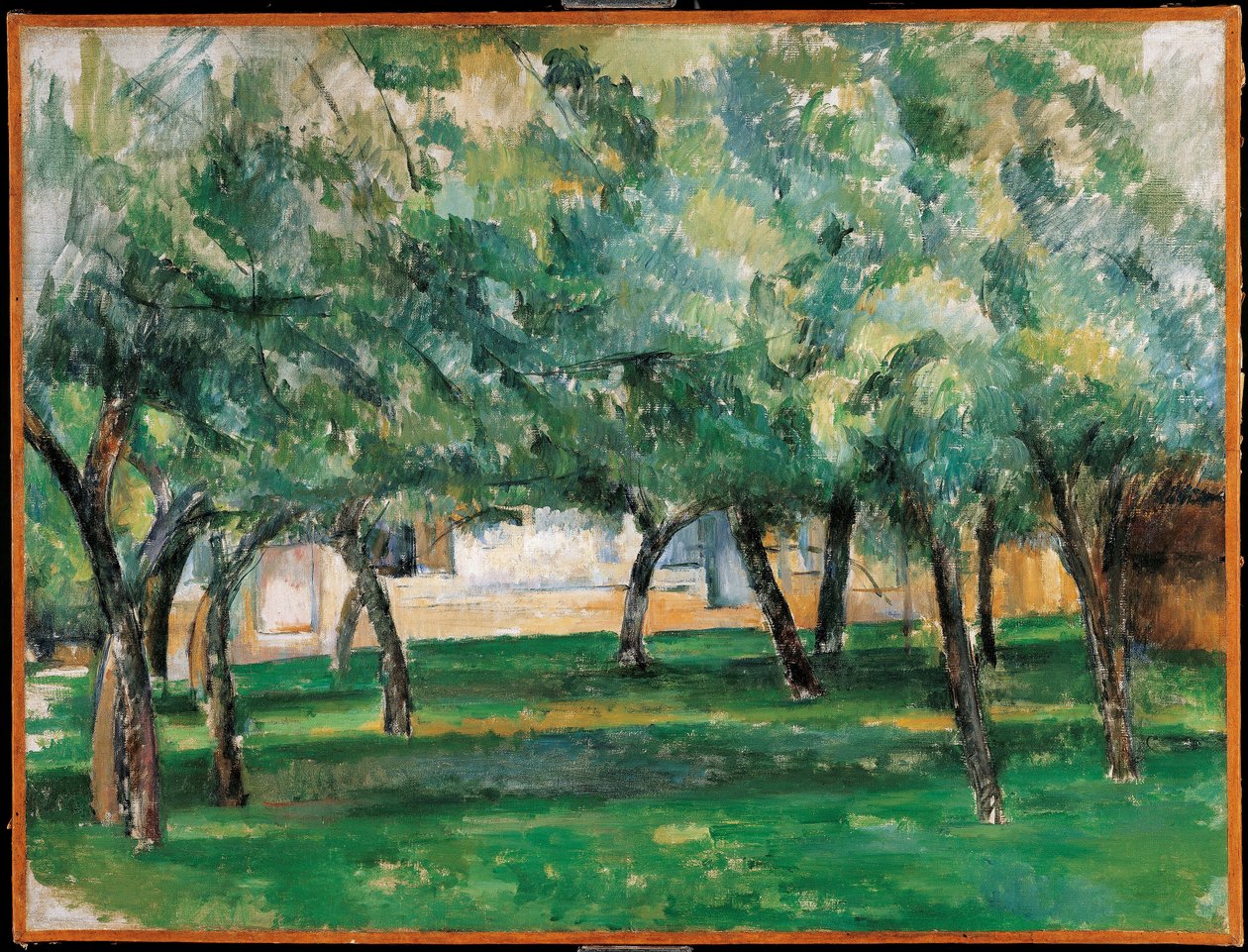 Gård i Normandiet af Paul Cézanne