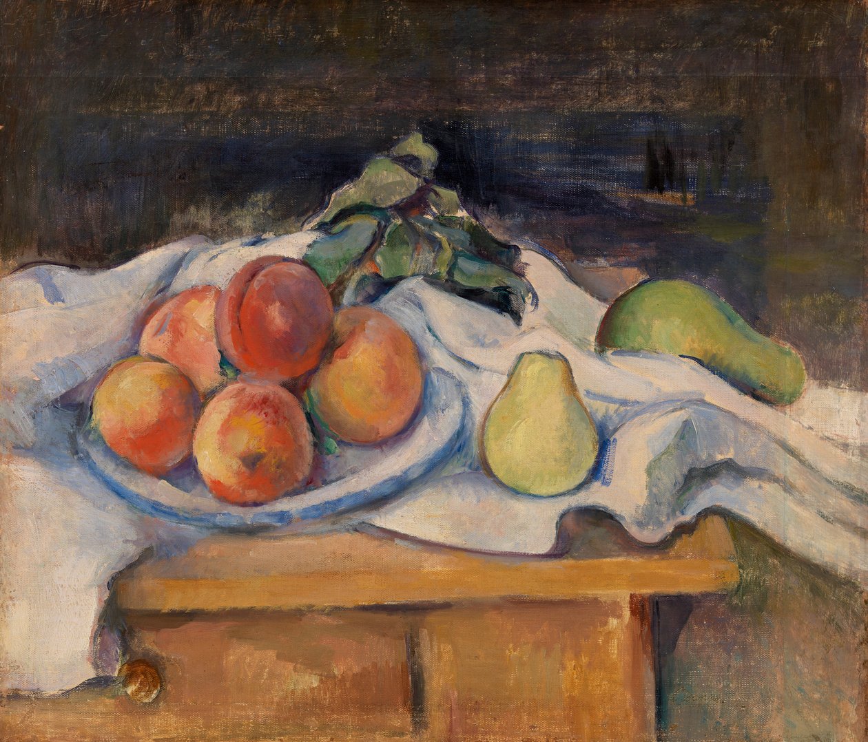 Frugt på et bord, 1890-93 af Paul Cézanne