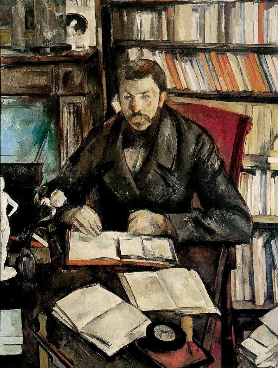 Gustave Geffroy, 1895 af Paul Cézanne