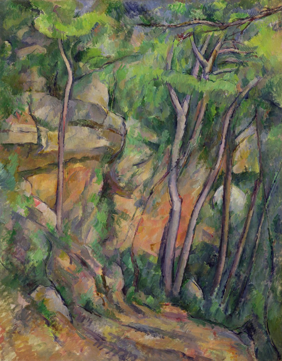 I parken Chateau Noir, ca. 1896-99 af Paul Cézanne