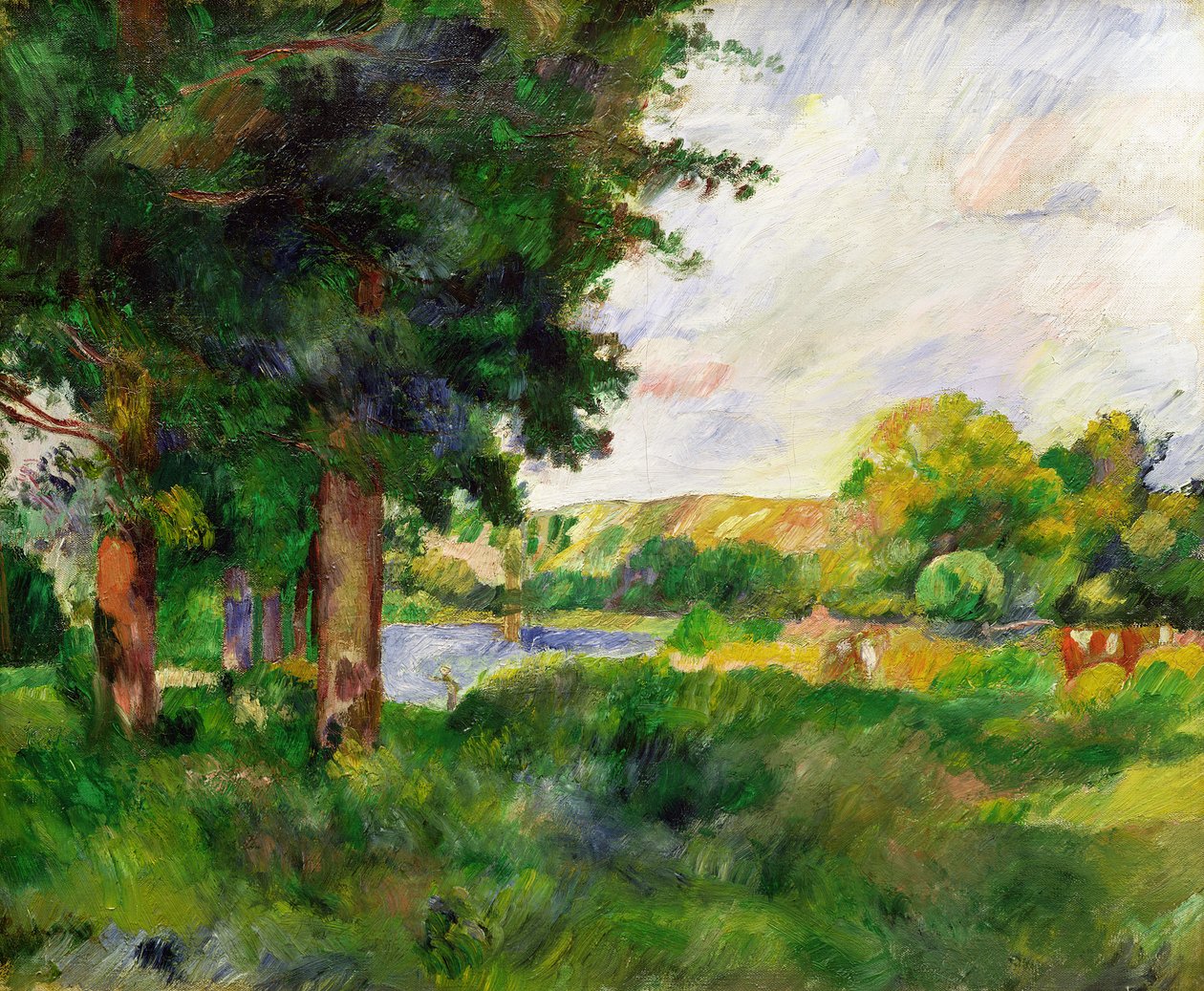 Landskab af Paul Cézanne